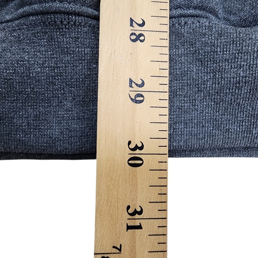 Carhartt Hoodie Gray Loose Fit Men's Large Tall Logo Sleeve Sweatshirt Pullover - Picture 9 of 9